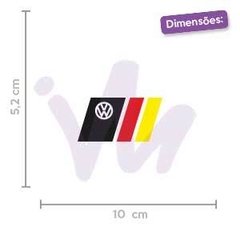 Adesivo Bandeira da Alemanha Vw Volkswagen na internet