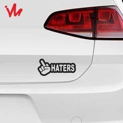 Adesivo Fuck Haters na internet