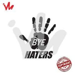 Adesivo Bye Haters - comprar online