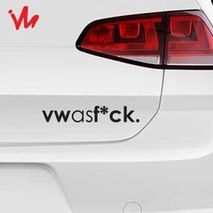 Adesivo VW As Fuck Volkswagen - Imperial Palace