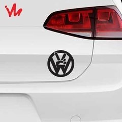 Adesivo VW Paz Amor Mãozinha Volkswagen - Imperial Palace