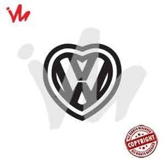Adesivo VW Love Coração Volkswagen - comprar online