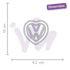 Adesivo VW Love Coração Volkswagen na internet