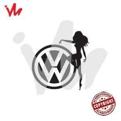 Adesivo VW Sexy Mulher Volkswagen - comprar online