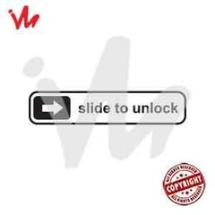 Adesivo Slide to Unlock - comprar online