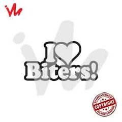 Adesivo I Love Biters - comprar online