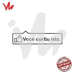 Adesivo Você Curtiu Isto - comprar online