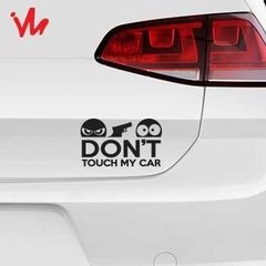 Adesivo Don´t Touch my Car na internet