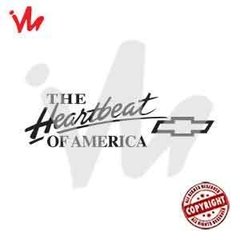 Adesivo The Heartbeat of America na internet