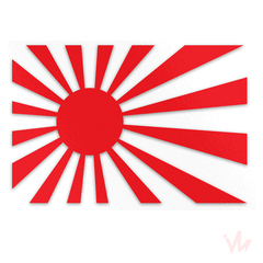 Adesivo Bandeira Japão Imperial