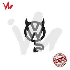 Adesivo Vw Devil Volkswagen - comprar online