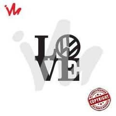 Adesivo Vw Love Volkswagen - comprar online