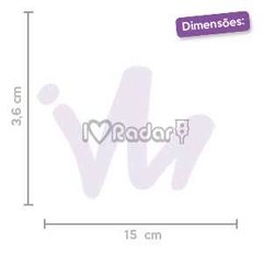 Adesivo I Love Radar - comprar online