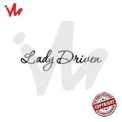 Adesivo Lady Driven