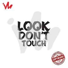 Adesivo Look Don´t Touch - comprar online