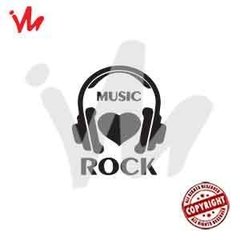 Adesivo Music Love Rock - comprar online