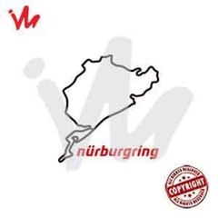 Adesivo Circuito Nurburgring 2 Cores - comprar online
