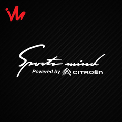 Adesivo Sports Mind Powered by Citroen - comprar online