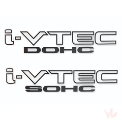 Adesivo Vtec / Dohc / Sohc / I-vtec Civic Par 1