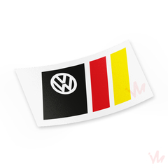 Adesivo Bandeira da Alemanha Vw Volkswagen