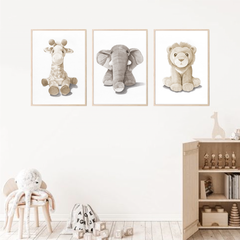 Set cuadros “animales 3” - comprar online