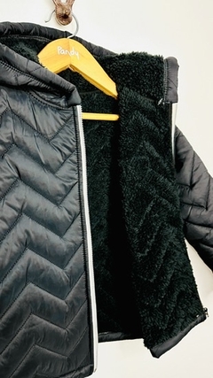 Campera unisex abrigo forrado piel - Cod: 24134 - comprar online
