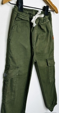 Pantalon nene gabardina cargo - Cod: 24129 - comprar online