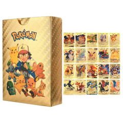 Cartas Pokémon en caja Dorada