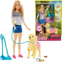 Barbie Paseo de Perros Mattel - comprar online