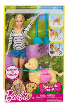 Barbie Paseo de Perros Mattel
