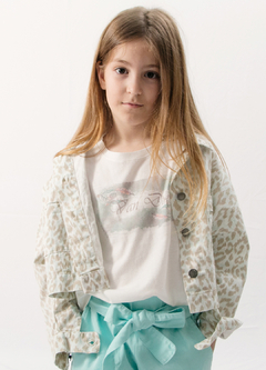 Casaca Print Aqua - Van Dike Kids