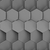 Papel de Parede 3D Geometrico Colmeia Cinza Decorativo 3m - comprar online