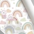 Papel de parede Aquarela Infantil Arco iris Colorido 3m - comprar online