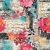 Papel de parede Colagem efeito lambe lambe floral rosa 3m - comprar online