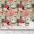 Imagem do Papel de parede Colagem colorida Floral personalizado 3m