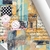Papel de parede Colagem efeito lambe lambe amarelo Vinil 3m - comprar online