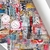 Papel de parede Colagem lambe lambe colorida decorada rustica 3m - comprar online