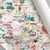 Papel de parede Colagem efeito lambe lambe vintage Vinil 3m - comprar online