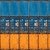Papel de Parede Industrial Container Azul e Laranja 3m na internet