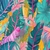 Papel de Parede Painel 3D Folhas Tropicais Colorida