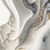 Papel de Parede Painel 3D Marmore Branco com Cinza