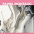 Imagem do Papel de Parede Painel 3D Marmore Branco com Cinza