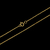 Corrente veneziana banhada à ouro 18k, da marca Dezoitok Joias.