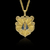 Pingente escudo Nossa Senhora cravejado banhado à ouro 18k, da marca Dezoitok Joias.