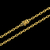 Corrente elo cadeado com fecho especial Nossa Senhora banhada à ouro 18k, da marca Dezoitok Joias.