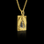 Pingente Nossa Senhora 3D cravejado banhado à ouro 18k, da marca Dezoitok Joias.