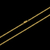 Corrente veneziana banhada à ouro 18k, da marca Dezoitok Joias.