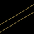 Corrente cordão baiano banhada à ouro 18k, da marca Dezoitok Joias.