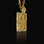 Pingente estrela de Davi moldura cravejado banhado à ouro 18k, da marca Dezoitok Joias.