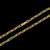 Corrente elo cadeado fino banhada à ouro 18k, da marca Dezoitok Joias.